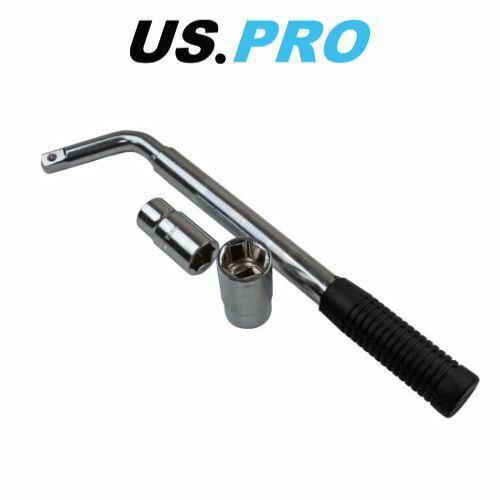 US PRO Wheel Brace Wrench Extendable Tyre 17mm 19mm 21mm 23mm Socket 2246