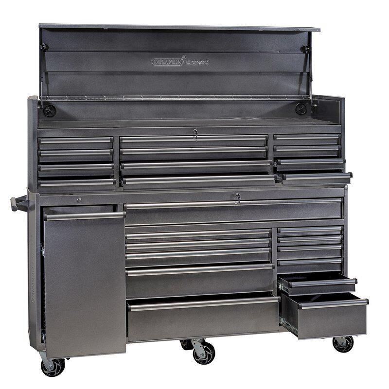 Draper Combined Roller Cabinet and Tool Chest, 25 Drawer, 72" 99401