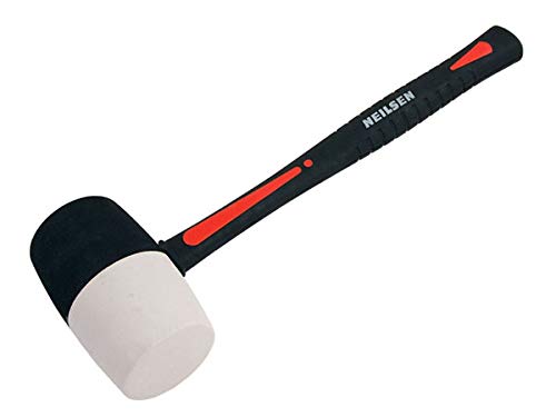 Rubber Mallet 32oz With White & Black Face Garage Professional Heavy Duty CT3554