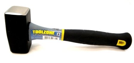 T/zone 1kg Tpr Handle Lump Hammer