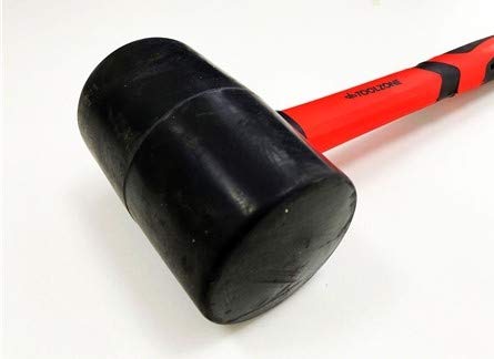 Premium 48oz Rubber Mallet with Quality Handle