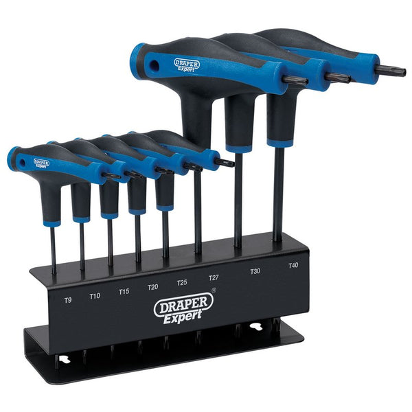 Draper Draper Expert TX-STAR&#174; Soft Grip Metric T-Handle Key Set (8 Piece) 33872