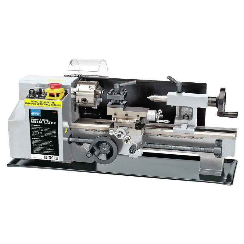 Draper Variable Speed Metal Work Lathe, 250W 33893