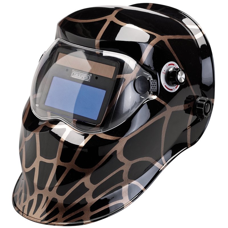 Draper Solar Powered Auto-Varioshade Welding and Grinding Helmet 34358