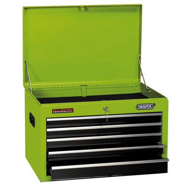 Draper Tool Chest, 5 Drawer, 26", Green 35739