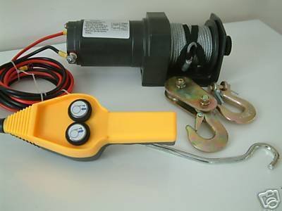 POWERFUL 6000 LB 12V ELECTRIC 6000LB REVERSIBLE WINCH