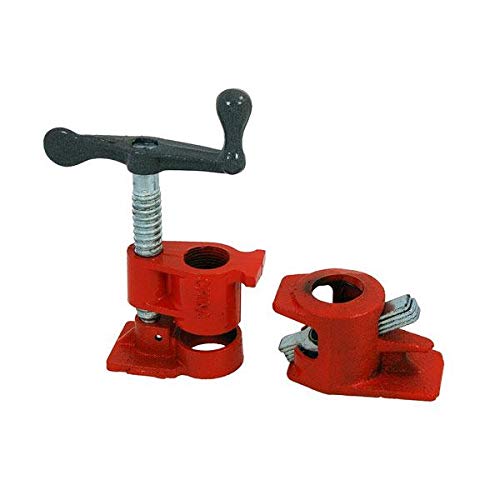 4PC 3/4" Wood Gluing Pipe CLAMP Clamps Set Woodworking VICE Grip Heavy Duty