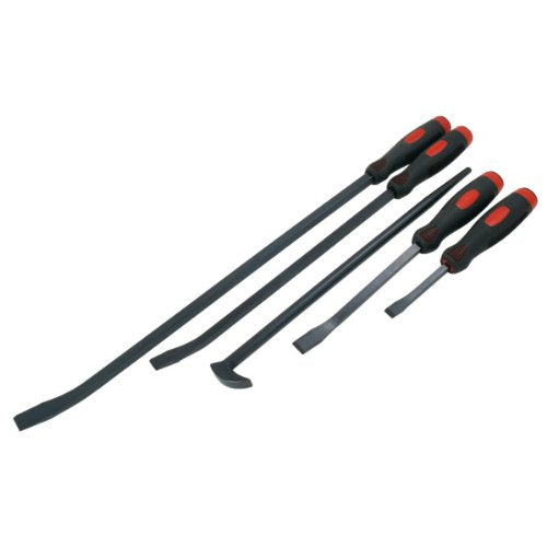 5 PCE PRY / CROW BAR SET WITH HANDLES