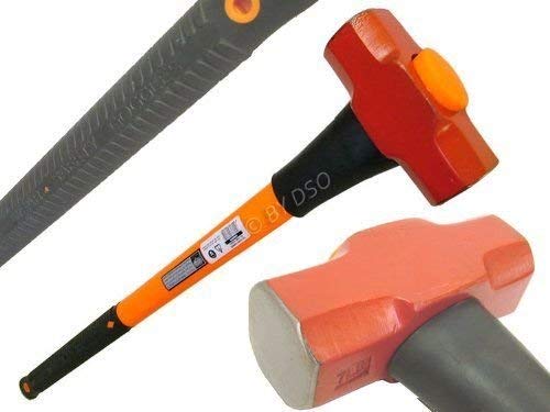 Toolzone 7Lb Sledge Hammer with 70% Fibre Shaft and Rubber Handle HM090 tool Sledgehammer