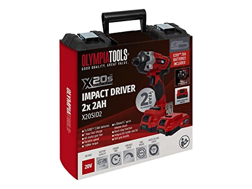 Olympia Tools X20S™ Impact Driver 2 x 2Ah