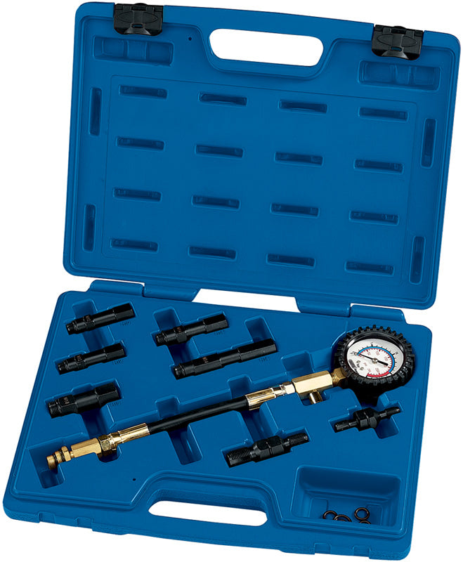 Draper 43051 Petrol Engine Compression Test Kit (8 Piece)