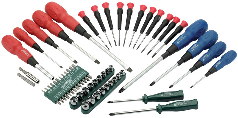 Draper 47646 Screwdriver, Socket and Bit Set (67 Piece)