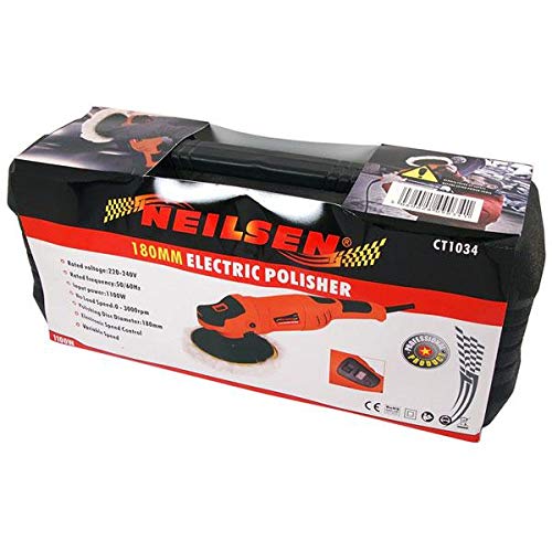 NEILSEN TOOLS 180 mm Electric Polisher - 1100 W - Electronic speed control