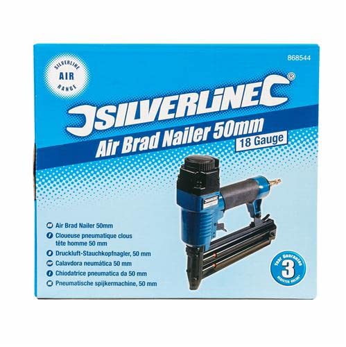 Silverline 868544 50 mm Air Brad Nailer