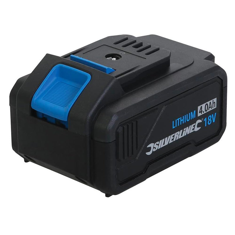 Silverline 996048 18V Impact Driver 2 x1.5Ah Li-Ion Batteries, 240 V, Blue