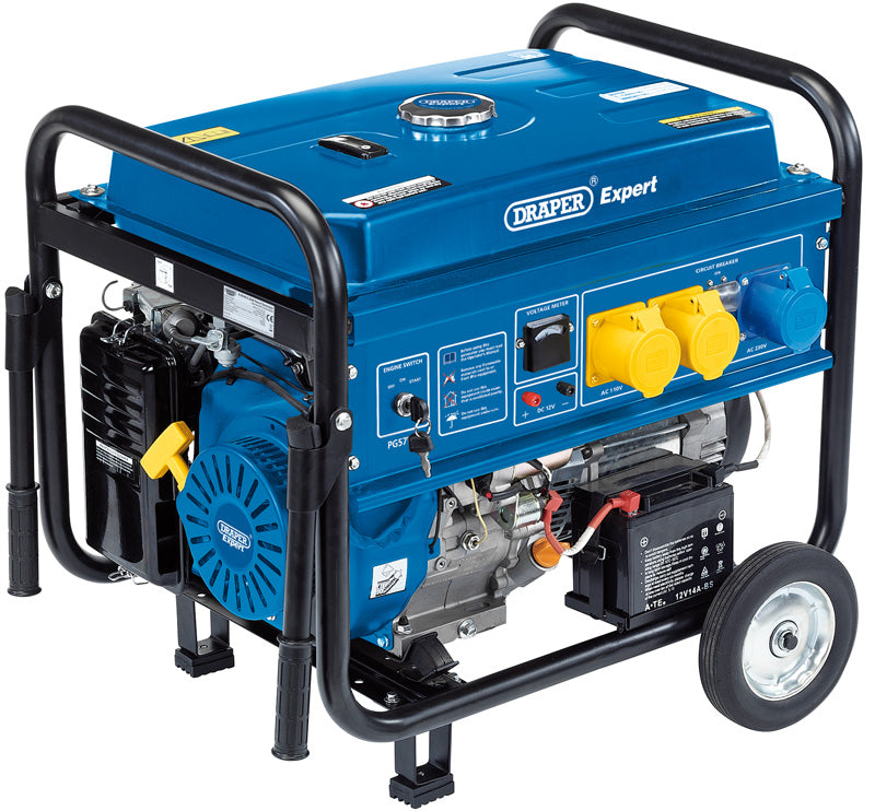 Draper 5.5kVA/5.0kW Petrol Generator 52342