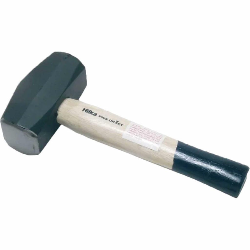 Hilka Lump Hammer 2kg 4lb Wooden Handle Sledge Stone Club 54303440