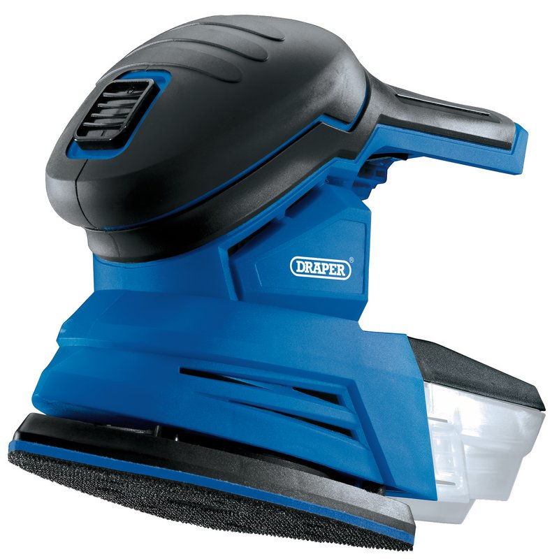 Draper D20 20V Tri-Base Detail Sander (Sold Bare) 55657