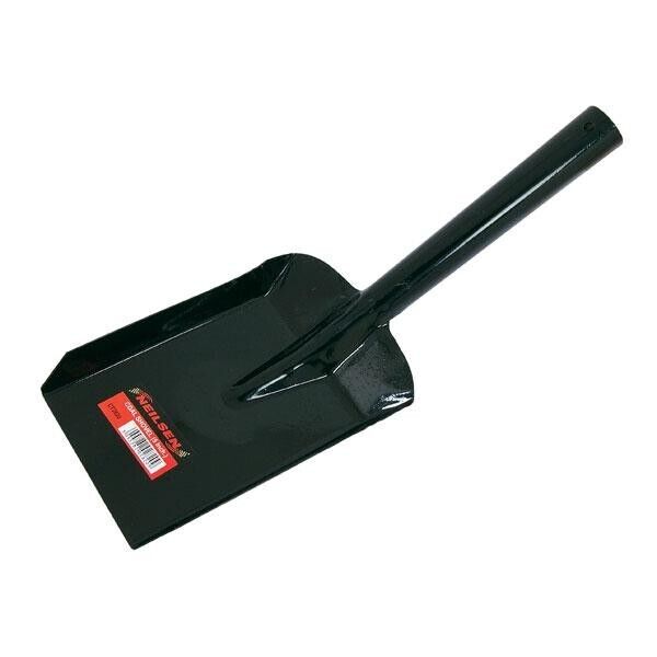 COAL SHOVEL 5" SMALL BLACK METAL FIREPLACE CONTRACTORS SPADE PET DOG SCOOP CT282