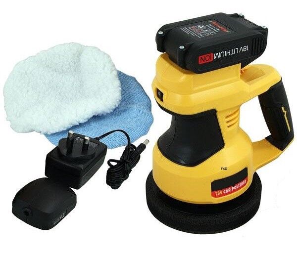 20V CAR POLISHER LI ION 150MM PORTABLE CORDLESS BUFFER POLISHING MACHINE NEW