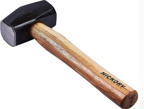 Lump Hammer 1kg 2.5lb Hickory Handle Sledge Club Stone New Heavy Duty HM074