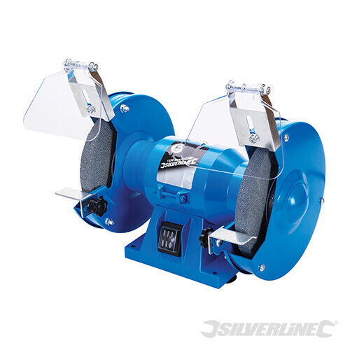 Silverline Bench Grinder 150W Sander Polisher Machine 150mm 3 YR Warranty 263511