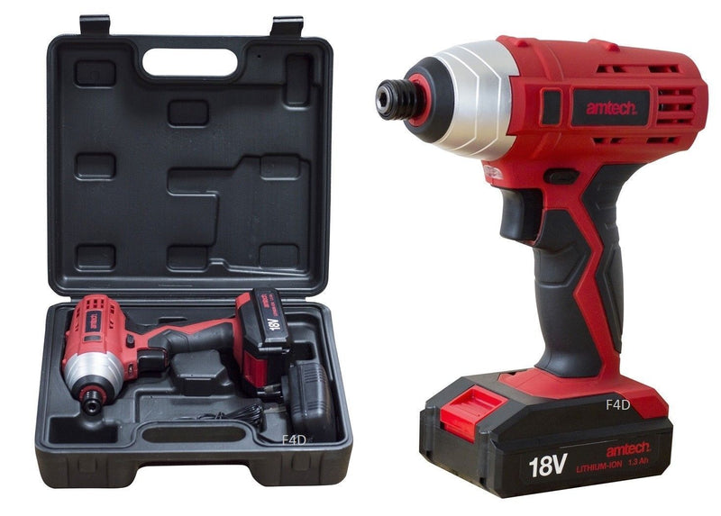 18V IMPACT DRIVER LITHIUM LI-ION 1/4" DRIVE CORDLESS  SCREWDRIVER V6520