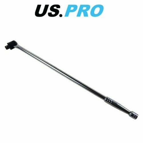 US PRO KNUCKLE BREAKER BAR 24" 1/2" FLEXI HEAD WRENCH RATCHET 600MM 2072