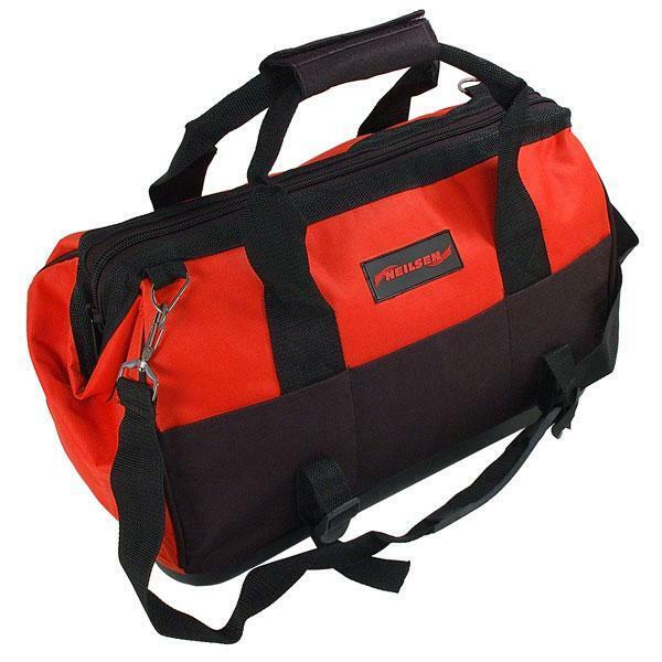 TOOL BAG HARD BASE 16" BOX CHEST BAG STORAGE TOTE BAG CADDY HOLDALL CASE 1110