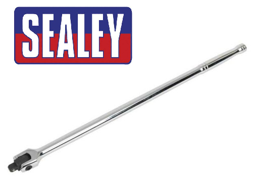 SEALEY 3/8" KNUCKLE BREAKER BAR 450MM 18" DRIVE FLEXI HEAD WRENCH RATCHET AK729