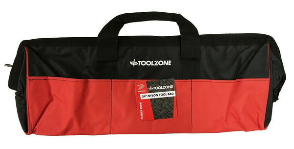 Tool Bag 24'' Wide Opening Nylon Toolbag Storage Chest Box Heavy Duty TB026