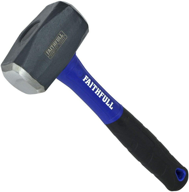 Faithfull 1.13kg 2lb Fibreglass Handle Sledge Club Lump Hammer New FAIFG212