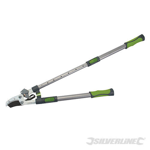 Silverline Anvil Lopper Tree Ratchet Telescopic Shear Hedge Pruning 227550