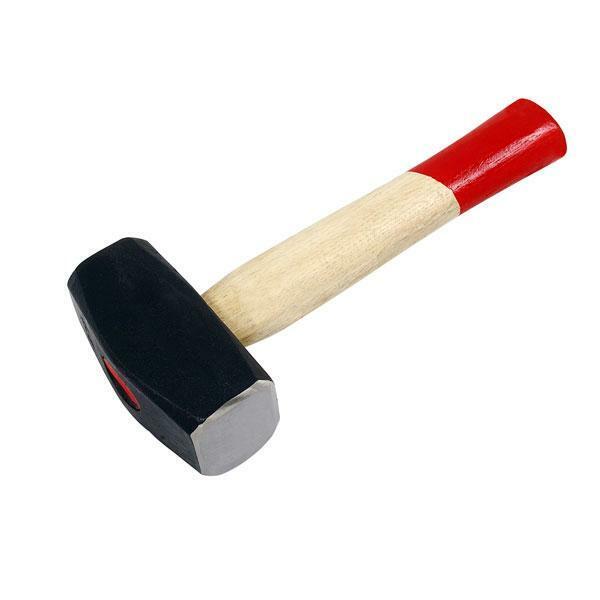 Lump Hammer 2kg 4lb Wooden Handle Sledge Stone Club New Heavy Duty 0511