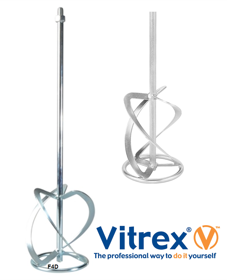 VITREX MIXING PADDLE MIXADH120 120CM REPLACEMENT PLASTER MORTAR PAINT MIXER