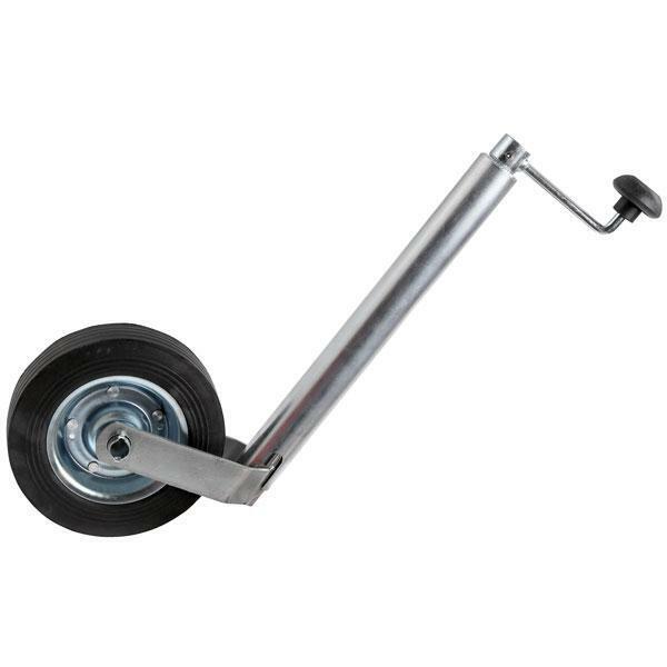 42mm Jockey Wheel Telescopic Wind Up Trailer Caravan Heavy Duty 150kg CT5612