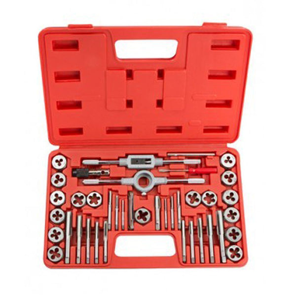 TAP AND DIE SET 40PC METRIC WRENCH CUTTER SET M3-M12 IN STORAGE CASE 60039C