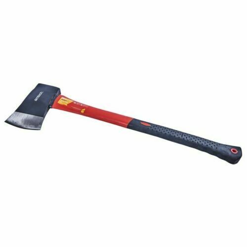 2.5lb 40oz Axe Fibreglass Handle Hammer Log Splitter Maul Steel Head A2970