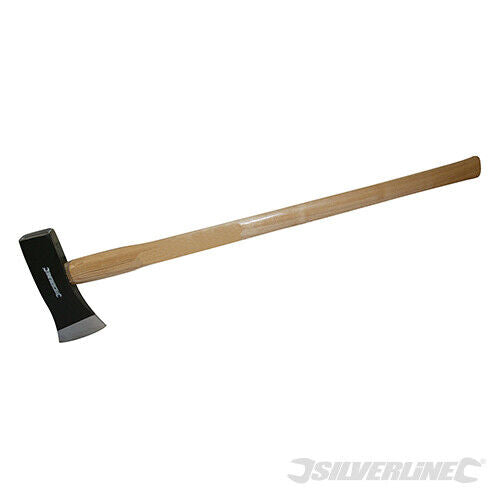 Silverline Axe Maul 6lb Hardwood Handle Hammer Log Splitter Steel Head 633757