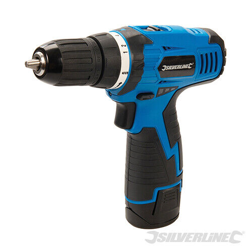 SILVERLINE CORDLESS DRILL 10.8V LITHIUM LI-ION  DRIVER SCREWDRIVER SET 521457 NEW