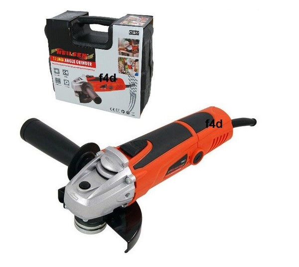 ANGLE GRINDER 900W 4.5" 115MM ELECTRIC CUTTING TOOL 240V IN CASE