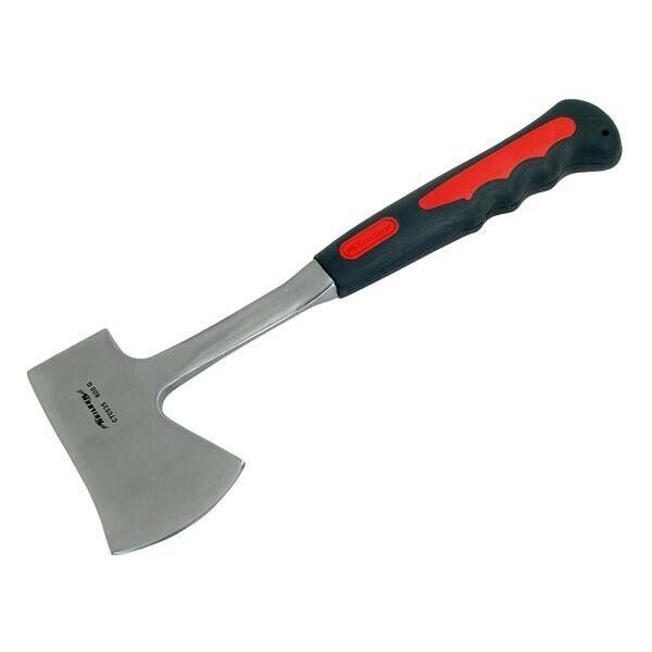 Hatchet Axe 600g Rubber Handle Fully Forged Chopper Splitter Wood Camping CT0535