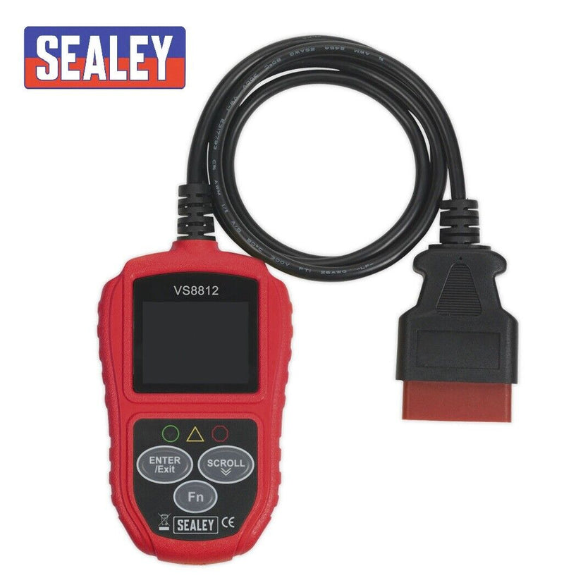 Sealey Fault Code Reader Engine Diagnostic Scanner Reset Tool OBD EOBD VS8812