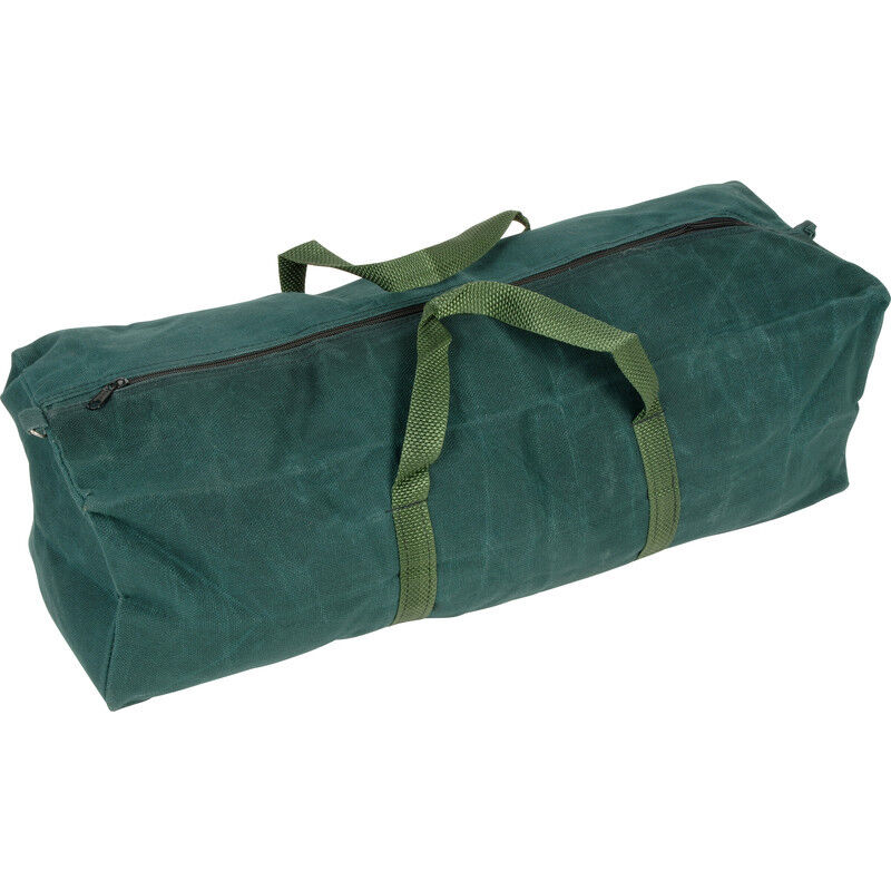 CANVAS TOOL BAG 24" HEAVY DUTY ZIPPED HODALL TOOL CADDY STORAGE BAG KDPTB020