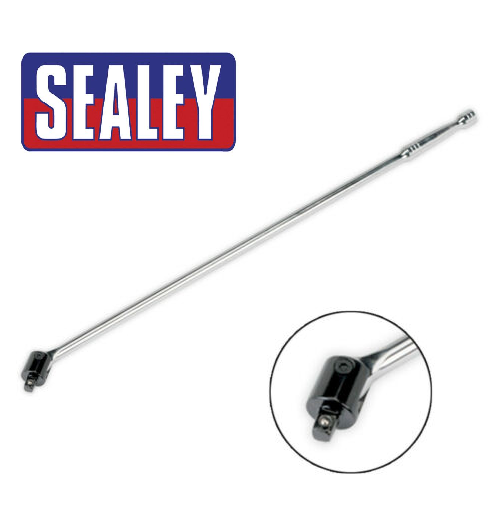 SEALEY KNUCKLE BREAKER BAR 1/2" 750MM 30" FLEXI HEAD WRENCH RATCHET AK7302