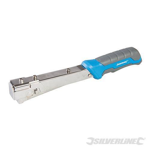 Siverline Hammer Tacker Carpeting Upholstery Roofing Staple Gun Stapler 564322