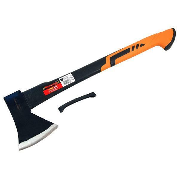 Splitting Axe 1000g 1kg Wood Fibreglass Handle Hammer Log Splitter Steel CT2533