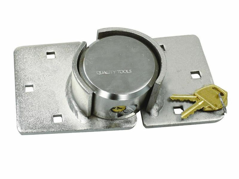 VAN DOOR LOCK 73MM HIGH SECURITY PADLOCK HASP & KEYS SHED GARAGE  LOCK 59112