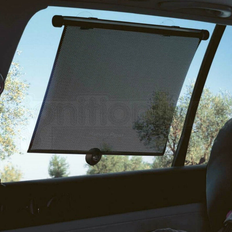 WINDOW SUN ROLLER BLIND CAR VAN SHADE SCREEN PROTECTOR KIDS REAR SIDE X2 SS210