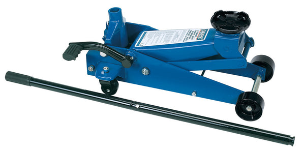 3 Tonne Heavy Duty Garage Trolley Jack with 'Quick Lift' Facility